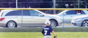 Under Investigation This still image from a parent video shows one of several persons who were shooting toy “Orbeez” guns Friday evening near the Town of Blackstone’s Wrigglesworth Sports Complex. Blackstone Police say they’ve identified those responsible and are consulting with the Town Attorney to determine if the toys fall under the Town’s ordinance, which prohibits discharge of “any firearm -- including airguns, BB guns, or similar devices projecting lead or any missiles...”