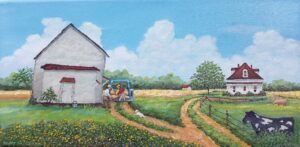 New Exhibit LOADING GRAIN, 8x16 oil on canvss by Eldridge Bagley, 2024 Works by artist Eldridge Bagley of Lunenburg County will be on display at the MacCallum More Museum in Gardens in Chase City. A reception will open the exhibit this coming Sunday, May 18th, from 3-5 p.m. The exhibit kicks-off a new partnership between Bagley, who’s painted for more than 50 years, and the museum.