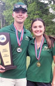 ALL-VCC Will Johnson and Kelsey Carter