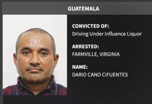 From Several Foreign Countries A Dept. of Homeland Security data base lists the federal arrests of these crimi- nal illegal immigrants by ICE agents.
