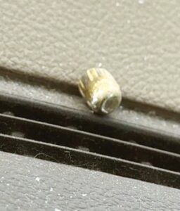 Part of bullet on dashboard